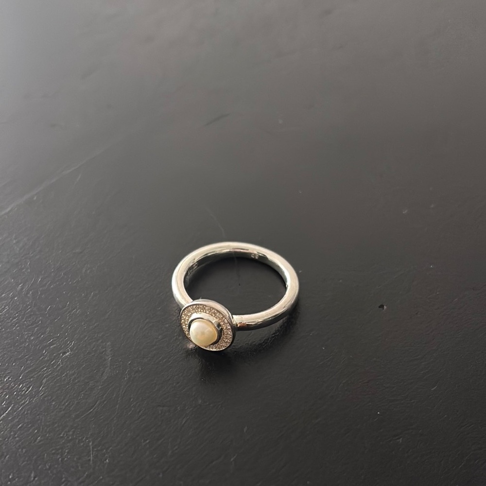 Thomas Sabo Sterling Silver Ring with Pearl